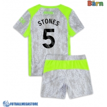 Fotballdrakt Barn Manchester City John Stones #5 Tredjedraktsett 2025-26 Kortermet (+ Korte bukser)